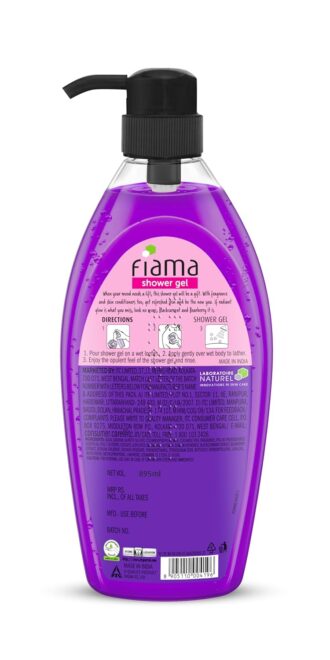 Fiama Body Wash Shower Gel Blackcurrant & Bearberry, 895 ml Family Pack, Body Wash for Women & Men with Skin Conditioners for Radiant Glow, Suitable for All Skin Types - Image 7