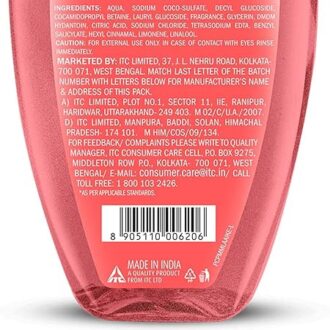 Fiama Happy Naturals Body Wash Shower Gel, 250ml, Plum Blossom and Ylang, Body Wash for Women & Men, 97% Natural Origin Content, Safe on Sensitive Skin Bodywash - Image 4