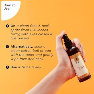 Pilgrim Australian 1% Vitamin C Toner for glowing skin with Kakadu Plum & Lime Pearl™ | Vitamin C toner for dry skin | Vitamin C toner for open pores tightening & refining | Alcohol free | 100 ml - Image 4