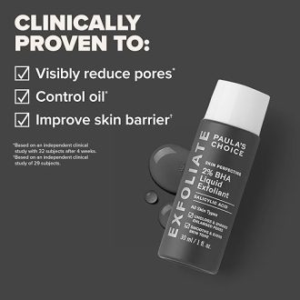 Paula's Choice-Skin Perfecting 2% BHA Liquid Salicylic Acid Exfoliant-Facial Exfoliant for Blackheads, Enlarged Pores, Wrinkles, Fine Lines - Image 4