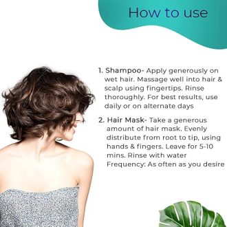 PILGRIM Korean Healthy & Shiny Hair Care Kit With Jute Kit Bag | Sulphate Free Shampoo 200ml & Argan Oil Hair Mask 200gm For Gentle Cleansing, Frizz Control, Moisture & Shine - Image 7