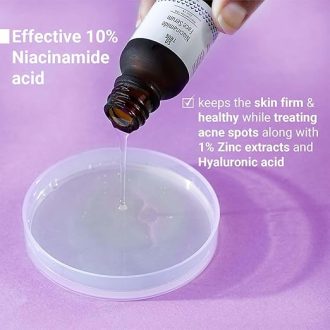 Sotrue 10% Niacinamide Face Serum with Zinc, 15ml | For Acne and Pimple Clear Skin | Clean & Brighter Skin - Image 2