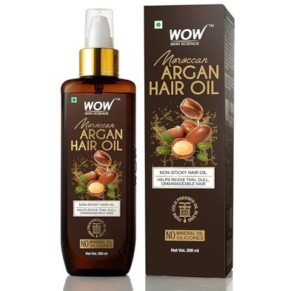 WOW Skin Science Moroccan Argan Hair Oil 200 ML