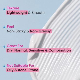 Dot & Key Ceramides Moisturizer with Hyaluronic for Intense Moisturizing and Skin Strengthening | With Probiotic & Rice Water I Barrier Repair Cream | For Dry Skin, Normal Skin & Sensitive Skin | 100g - Image 3