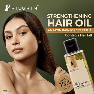 PILGRIM Amazonian Patuá STRENGTHENING HAIR OIL with Argan & Avocado oil for strong & silky hair | Lightweight Oil that Nourishes & Protects for women & men | 115 ml - Image 4