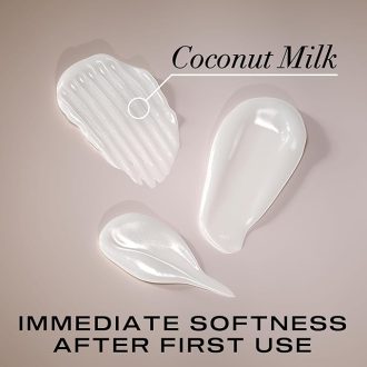 OGX Nourishing + Coconut Milk Moisturizing Conditioner For Strong & Healthy Hair, With Coconut Milk, Coconut Oil & Egg White Protein, Paraben-Free, Sulfate-Free Surfactants, 385Ml, 1 Count - Image 4