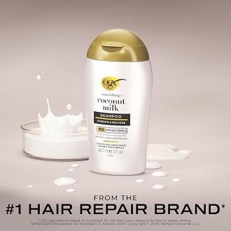 OGX Coconut Milk Shampoo 88.7 ml - Image 2