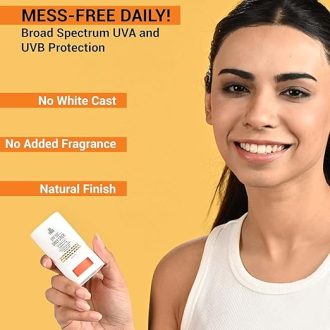 Sotrue SPF 50+ Daily Sunscreen Stick | Lightweight, Water Resistant | No White Cast | Broad Spectrum PA++++ | Non Sticky With Dewy Finish | Mess Free Sun Protection | Suitable for Face & Body 15g - Image 5