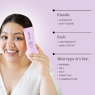 Foxtale Nourishing Face Moisturizer with Niacinamide for 24 Hr Hydration, Lightweight & Non-Sticky, For Soft & Glowing Skin, Men & Women, All Skin Types, 50 ml - Image 2