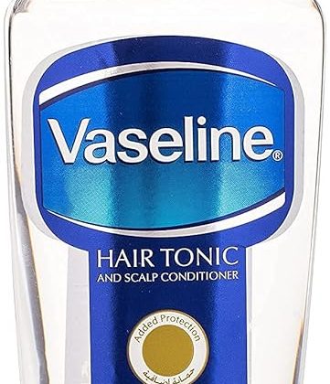 Vaseline Hair Tonic and Scalp Conditioner | Mens Retro Hair Shine, Styling and Conditioning Tonic for Dry Scalp | Medium Bottle 300ml