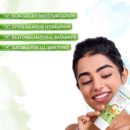 Mamaearth Vitamin C Oil-Free Moisturizer For Face with Vitamin C & Gotu Kola for Skin Illumination – 80 g - Image 3