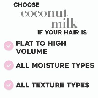 OGX Nourishing + Coconut Milk Conditioner For Frizzy Hair (385 ml) - Image 5