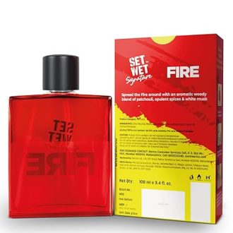 Set Wet Fire Perfume for Men, 100ml|Woody Long Lasting Perfume for Men|Gift for Men|Best Date Night Fragrance - Image 2