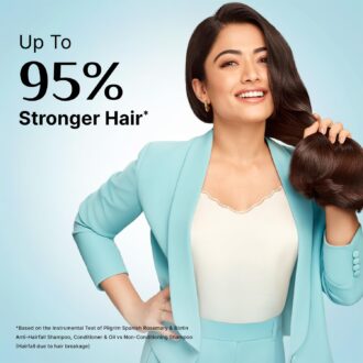 Pilgrim Spanish Rosemary & Biotin Anti Hairfall Shampoo for Reducing Hair Loss & Breakage | Upto 95% stronger hairs | Suitable for all hair types | For Men & Women 200ml - Image 6