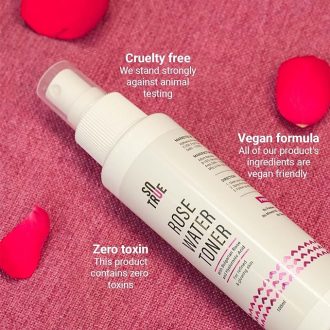 Sotrue Rose Water Spray For Face | Alcohol Free Face Toner with Bulgarian Rose & Hyaluronic Acid 100ml | Skin Refining, Pore Tightening | Suitable for Oily, Acne Prone, Dry and Normal Skin - Image 3