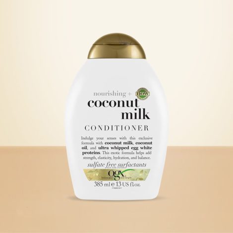 OGX Nourishing + Coconut Milk Conditioner For Frizzy Hair (385 ml)