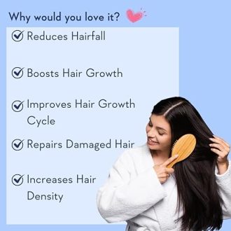 WishCare Hair Growth Serum Concentrate - 3% Redensyl, 4% Anagain, 2% Baicapil, Caffeine, Biotin, Plant Keratin & Rice Water - Hair Growth Serum for Men & Women - Image 4