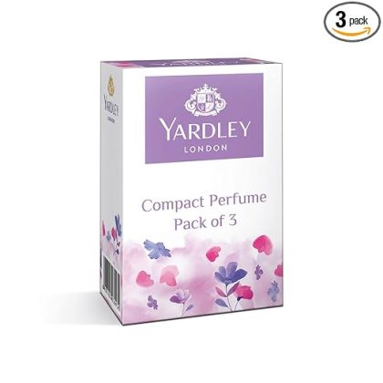 Yardley London Compact Perfume Tripack (Autumn Bloom + Country Breeze + Morning Dew) for Women, 18ml Each (Pack of 3)