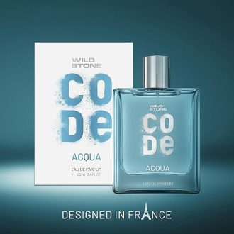 Wild Stone CODE Acqua Eau De Parfum for Men, 100ml|Luxury Long Lasting Fragrance|Fresh, Sparkling & Energising Premium Perfume for Men - Image 2