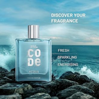 Wild Stone CODE Acqua Eau De Parfum for Men, 100ml|Luxury Long Lasting Fragrance|Fresh, Sparkling & Energising Premium Perfume for Men - Image 4
