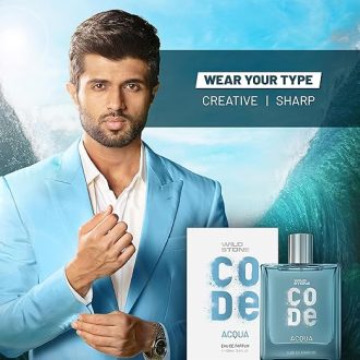 Wild Stone CODE Acqua Eau De Parfum for Men, 100ml|Luxury Long Lasting Fragrance|Fresh, Sparkling & Energising Premium Perfume for Men - Image 5