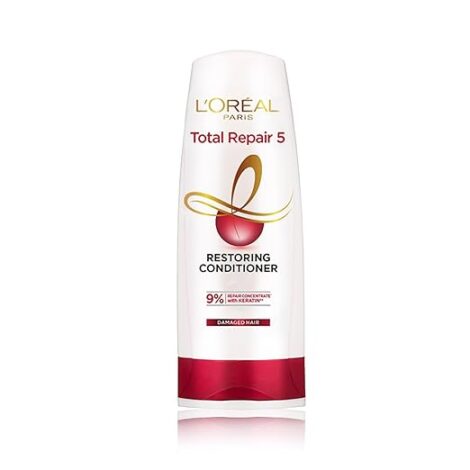 L'Oreal Paris Conditioner, For Damaged and Weak Hair, With Pro-Keratin + Ceramide, Total Repair 5, 180ml