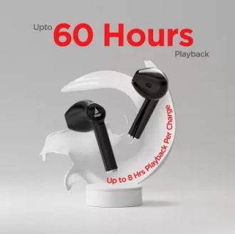 boAt Airdopes 131 with upto 60 Hours and ASAP Charge Bluetooth Headset  (Active Black, True Wireless) - Image 5