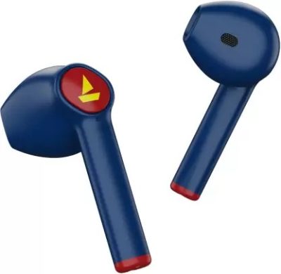 boAt Superman Edition with upto 15 Hours Playback Bluetooth Headset (Krypton Blue, True Wireless)