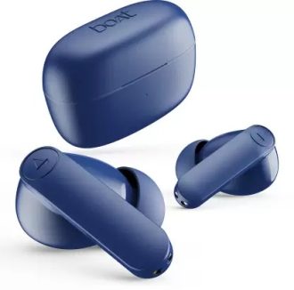 boAt Airdopes 131 PRO with 11mm Drivers,45Hrs Playback,ASAP Charge & Quad Mic ENx Bluetooth Headset  (Royal Blue, In the Ear)