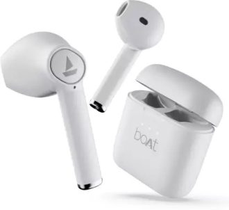 boAt Airdopes 131 with upto 60 Hours and ASAP Charge Bluetooth Headset  (Ivory White, True Wireless)