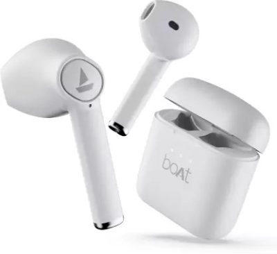 boAt Airdopes 131 with upto 60 Hours and ASAP Charge Bluetooth Headset  (Ivory White, True Wireless)