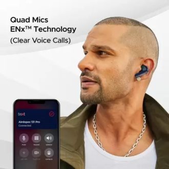 boAt Airdopes 131 PRO with 11mm Drivers,45Hrs Playback,ASAP Charge & Quad Mic ENx Bluetooth Headset  (Royal Blue, In the Ear) - Image 7
