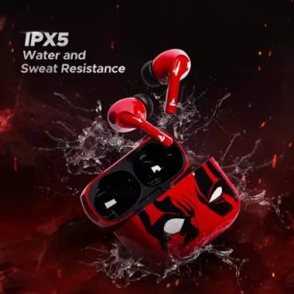 boAt Airdopes 161 Deadpool Edition w/ 40 HRS Playback, ASAP Charge & IPX5 Rating Bluetooth Headset  (Assassin Red, True Wireless) - Image 5